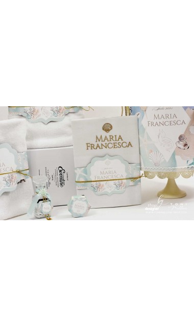 Trusou botez tematica marina fresh de vara Boho Ocean 14